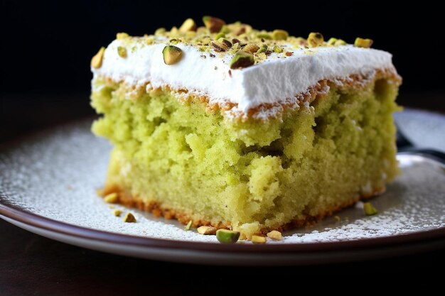 Gâteau à la cardamome à la pistache