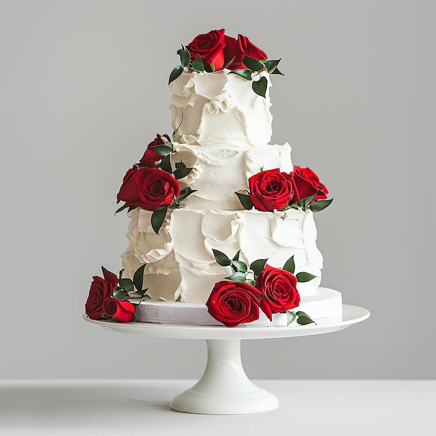 gâteau avec crème aux fruits gâteau au chocolat et à la vanille