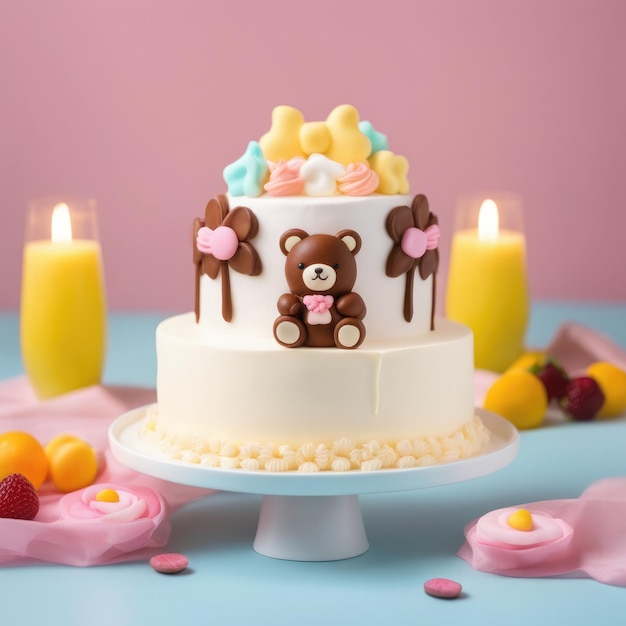 Gâteau à la crème à l'ours Kawaii Bungeoppang haut de gamme