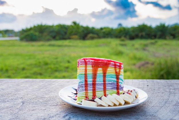 Gâteau Crêpe à la Fraise