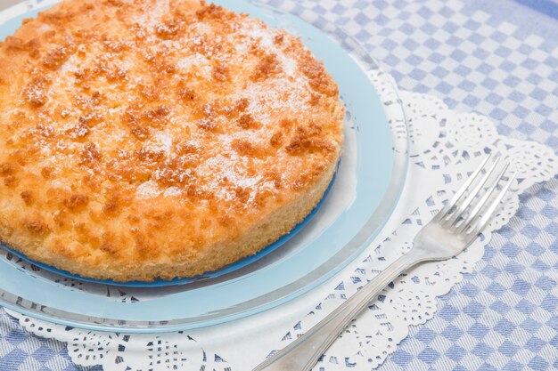 Gâteau crumble à la noix de coco