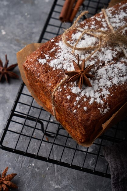 Gâteau éponge anglais fait maison, gâteau aux carottes tendre