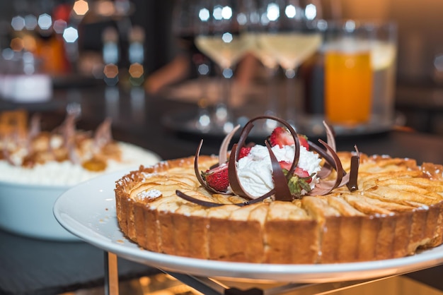 Photo un gâteau d'événements