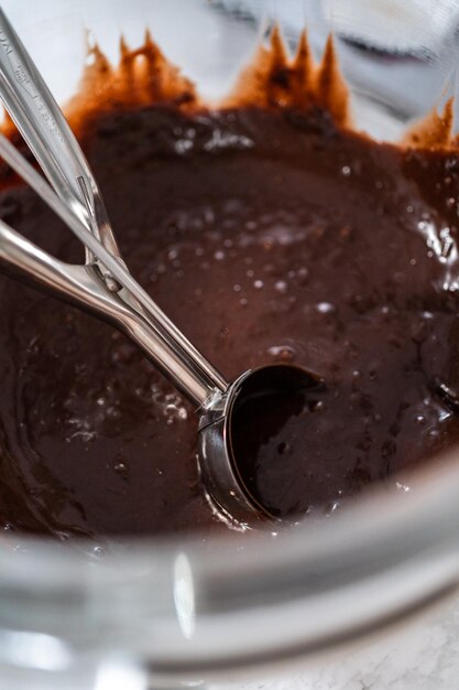 Photo gâteau à la ganache au chocolat