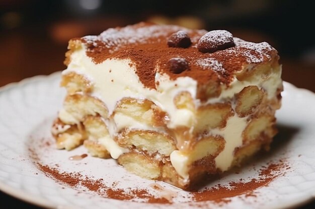 un gâteau avec un glaçage blanc et une garniture aux myrtilles.