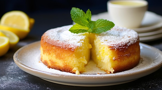 Gâteau italien au citron ricotta sucré et acidulé