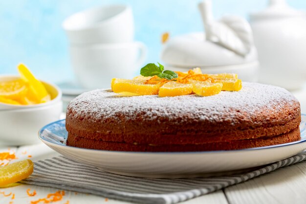 Gâteau italien traditionnel à l'orange