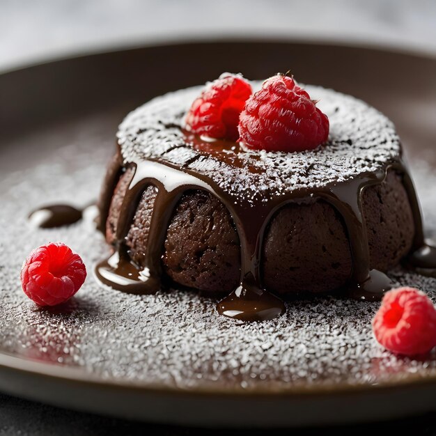 Gâteau à la lave au chocolat