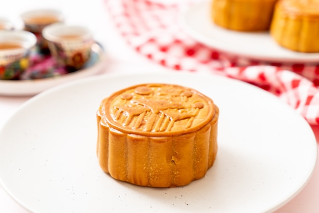 Gâteau de lune chinois pour le festival chinois de la mi-automne