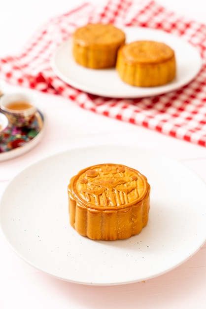 Gâteau de lune chinois pour le festival chinois de la mi-automne