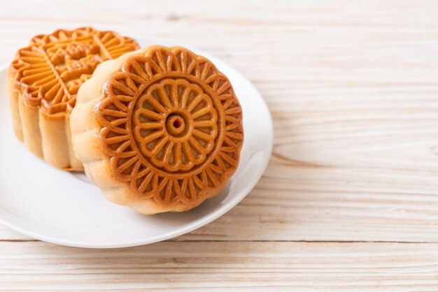 Gâteau de lune chinois pour la fête de la mi-automne