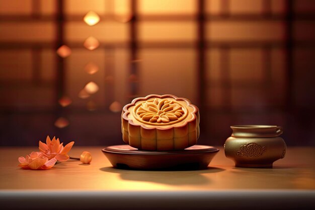 Le gâteau de lune de la fête chinoise du milieu de l'automne