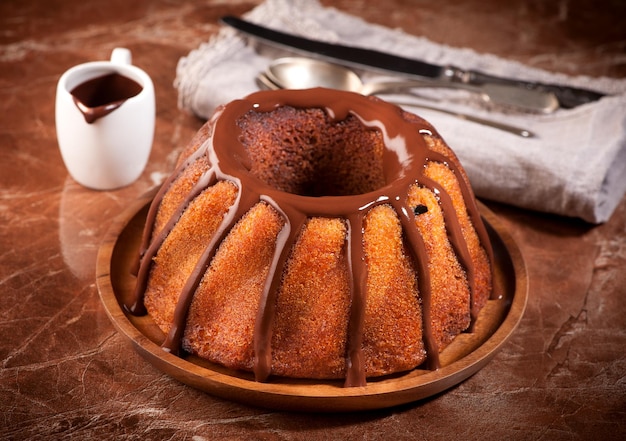 Gâteau marbré au chocolat