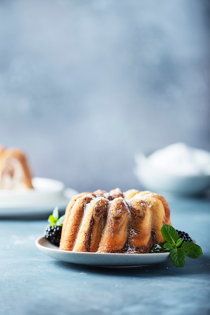 Gâteau marbré fait maison