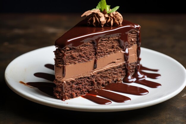 Gâteau à la mousse au chocolat