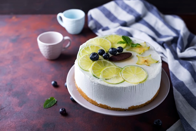 Gâteau mousse au yaourt