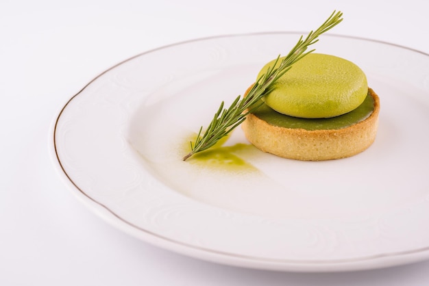 Gâteau mousse verte à la crème de pistache