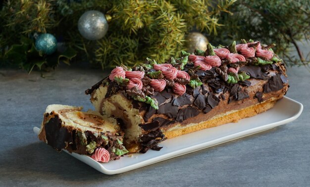 Gâteau de Noël - Bûche de Noël ou buche de Noel