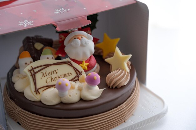 Photo le gâteau de noël