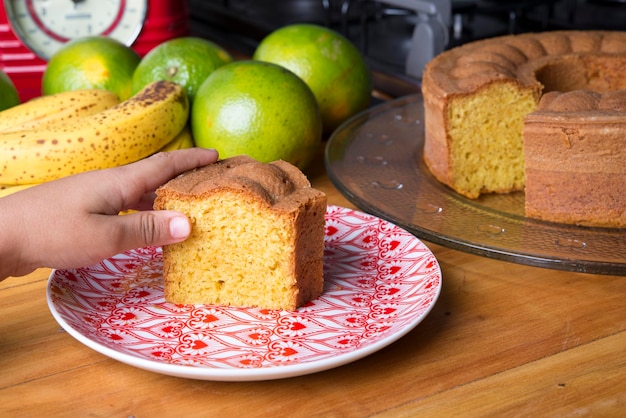 Photo gâteau à l'orange