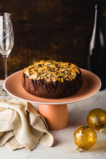 Gâteau paléo au chocolat et aux amandes vegan