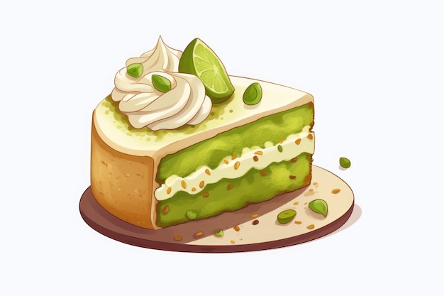 Gâteau à la pistache Generate Ai