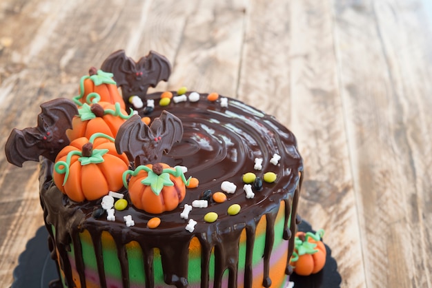 Gâteau Pour Halloween Au Chocolat