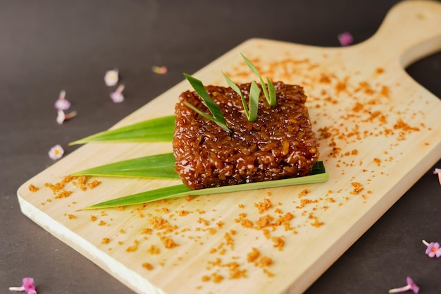 gâteau de riz gluant à la cassonade