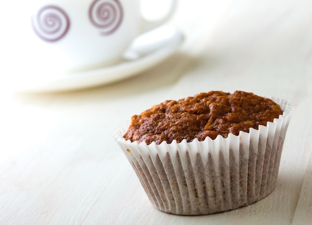 Gâteau et tasse de thé