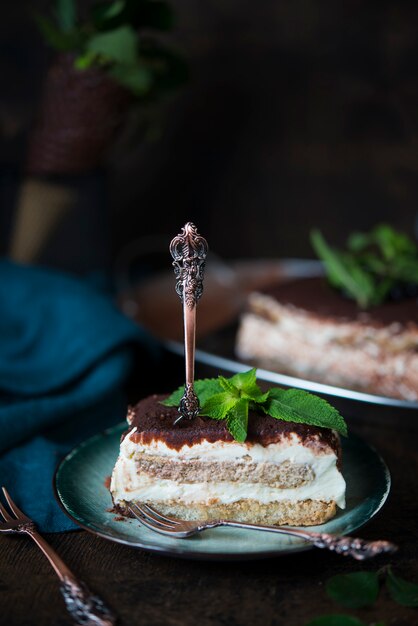 Gâteau tiramisu dessert italien fait maison