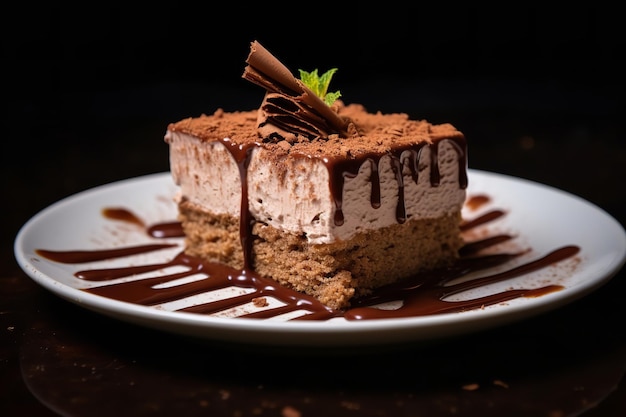 Gâteau Tres Leches au chocolat Dessert mexicain