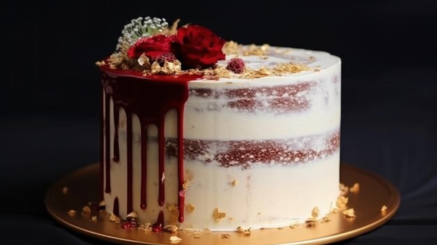 gâteau de velours rouge