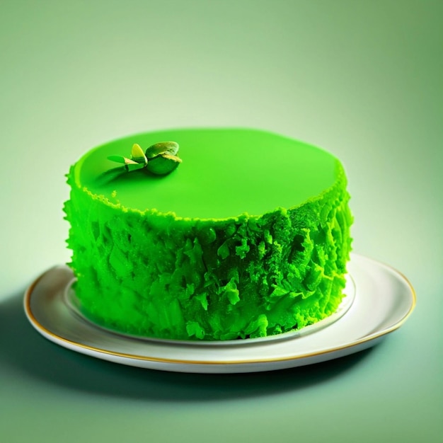 Photo gâteau vert