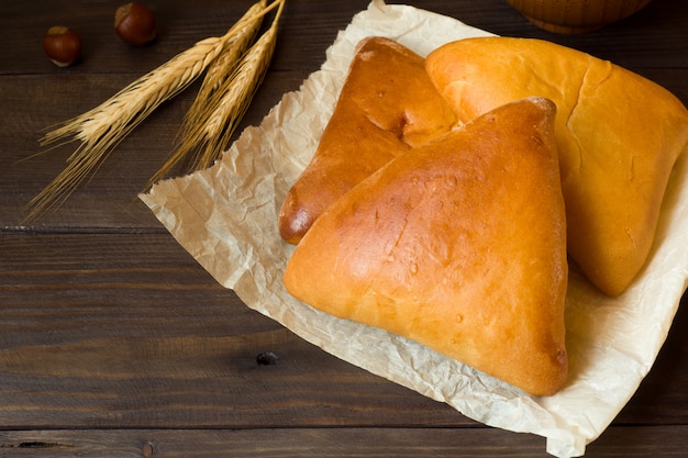 Gâteaux chauds, gâteaux au beurre, cuisine russe traditionnelle