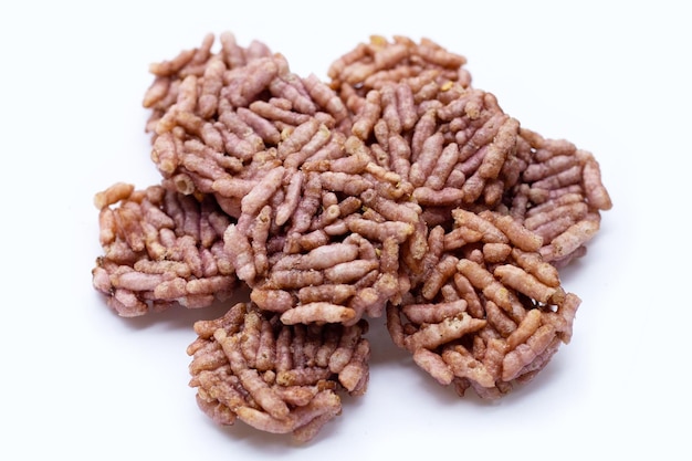 Gâteaux de riz croustillants sucrés thaïlandais