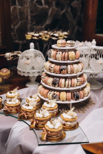 Photo gâteaux de table de mariage pour mariage