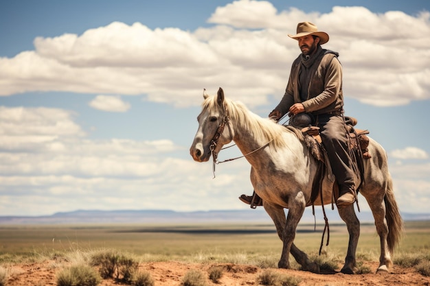 Gaucho Tradition chevauchant les plaines à cheval