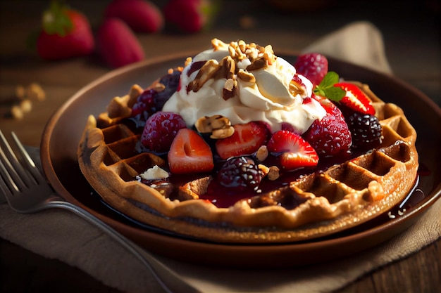 Gaufre De Blé Entier