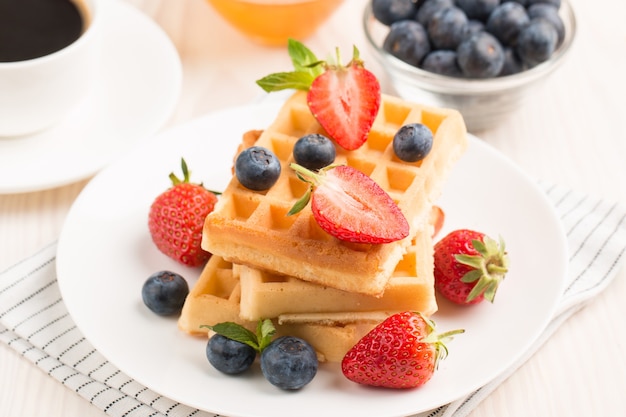 Gaufres belges pour le petit déjeuner