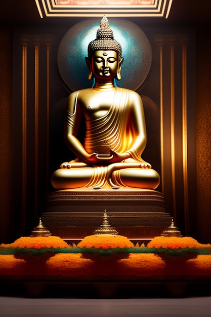 Gautum Bouddha Vesak Purnima Statue Symbole De La Paix · Photo gratuite