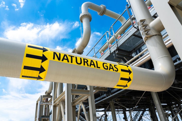 Photo le gaz naturel