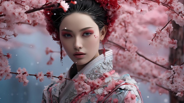 Photo geisha japonaise