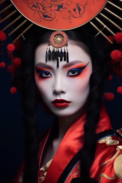 une geisha japonaise