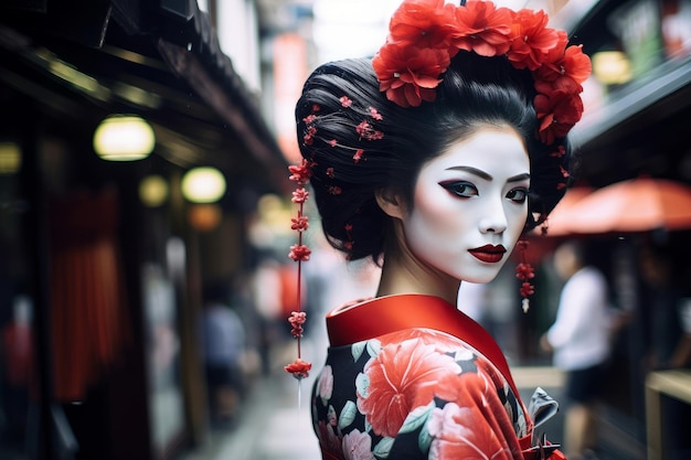 Photo les geishas à kyoto, au japon, août 2014