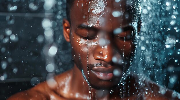 Gel de douche refroidissant après l'entraînement