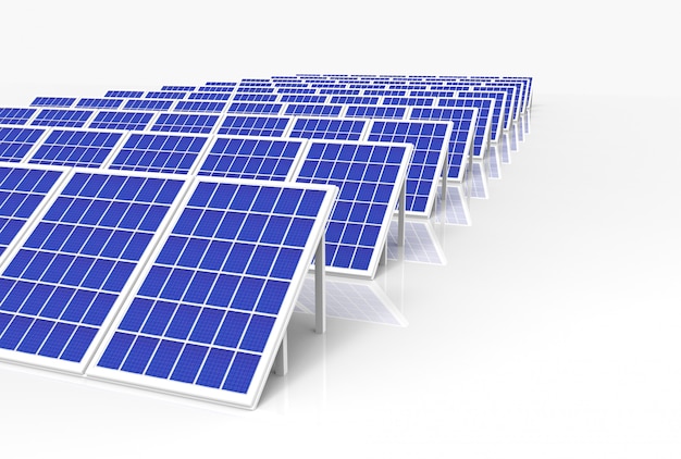 Générateur d&#39;énergie électrique, panneaux de cellules solaires