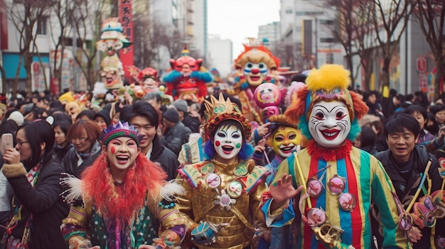 Generative AI une fête foraine japonaise