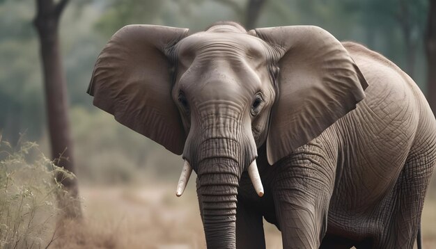 Généré par l'IA, un portrait d'éléphant