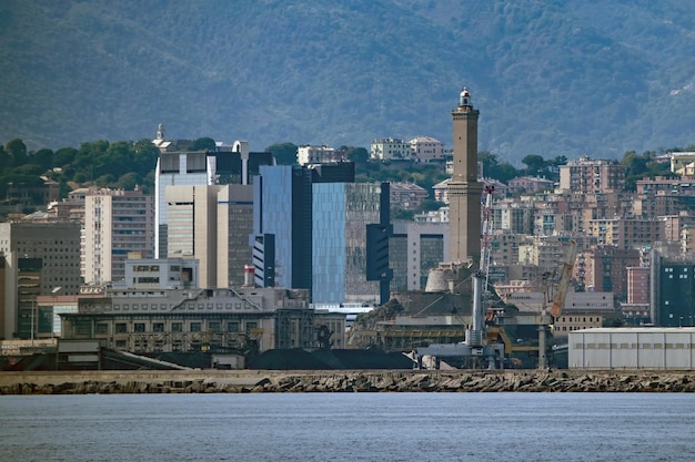 Gênes italie lanterna de la mer