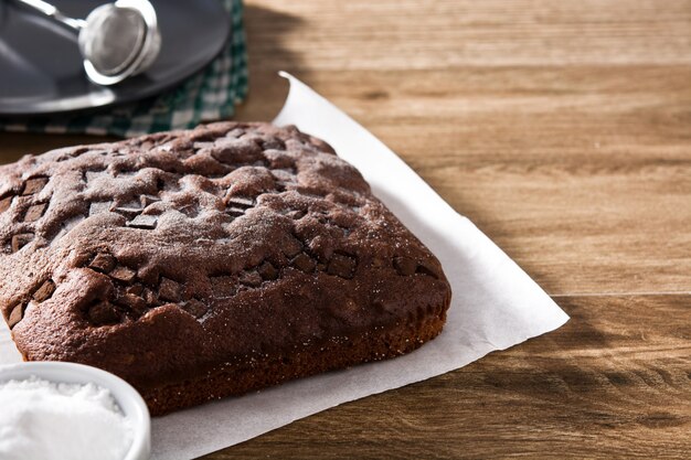 Génoise au chocolat sucré